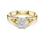 The Lumina 2.00 Ct. Round Solitaire Split Shank Diamond Ring — Certified — Handcrafted
