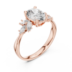 The Avery 2.50 Ct. T.W. Oval and Marquise Three-Stone Diamond Ring — Certified — Handcrafted