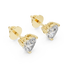 The Juliette — 3.00 Ctw. Heart-Shaped Diamond Solitaire Stud Earrings in 14K Gold
Certified Brilliance — Handcrafted Three-Prong Romantic Studs