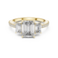 The Alexandra — 3.00 Ctw. Emerald-Cut Three-Stone Diamond Ring in 14K Gold
Certified Brilliance — Handcrafted Classic Step-Cut Bridal Trilogy